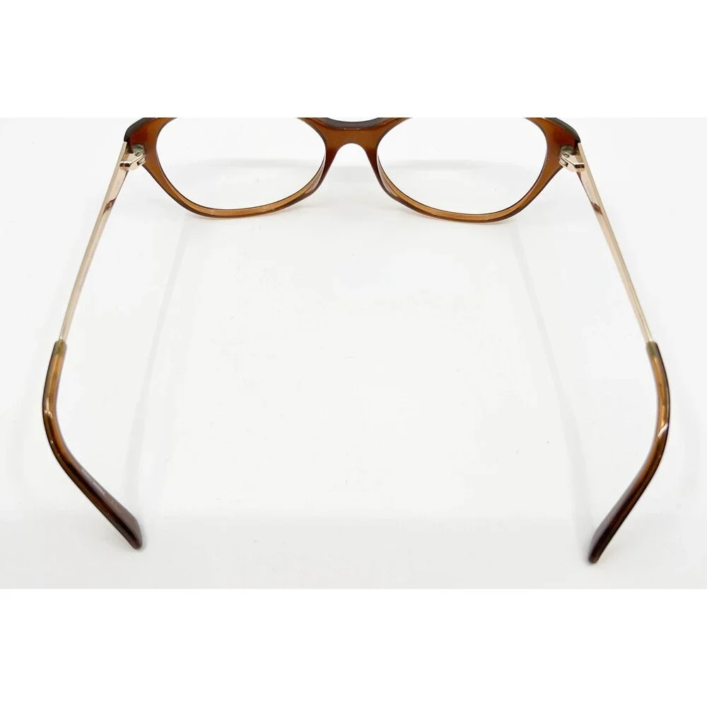 Bebe Eyeglasses Womens Topaz Brown Shine Bright BB7178 Cat Eye 54-15-135